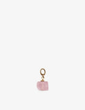 Unleash Cph Love brass rose quartz dog collar charm (British brand)