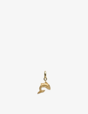 Unleash Cph Depth brass and zircon dog collar charm 4cm (British brand)