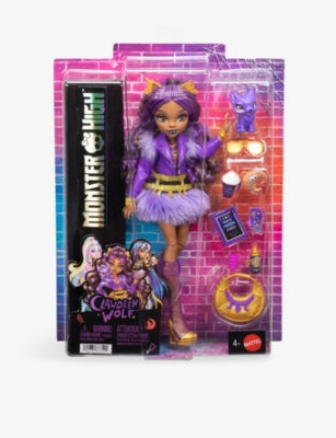 Monster High Clawdeen Wolf doll with Crescent pet 28.5cm, UK version