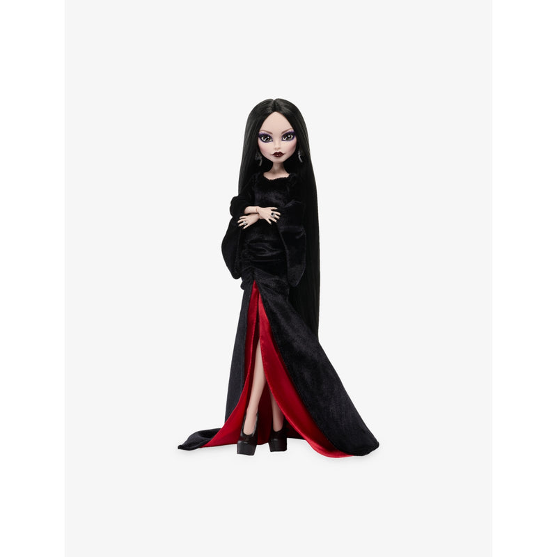 Monster High Morticia Addams doll 33cm Netflix Wednesday collectible, UK version