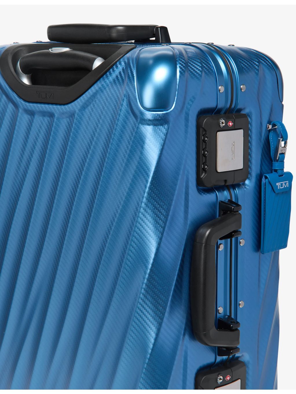 TUMI aluminium carry-on suitcase 56cm, imported from the UK