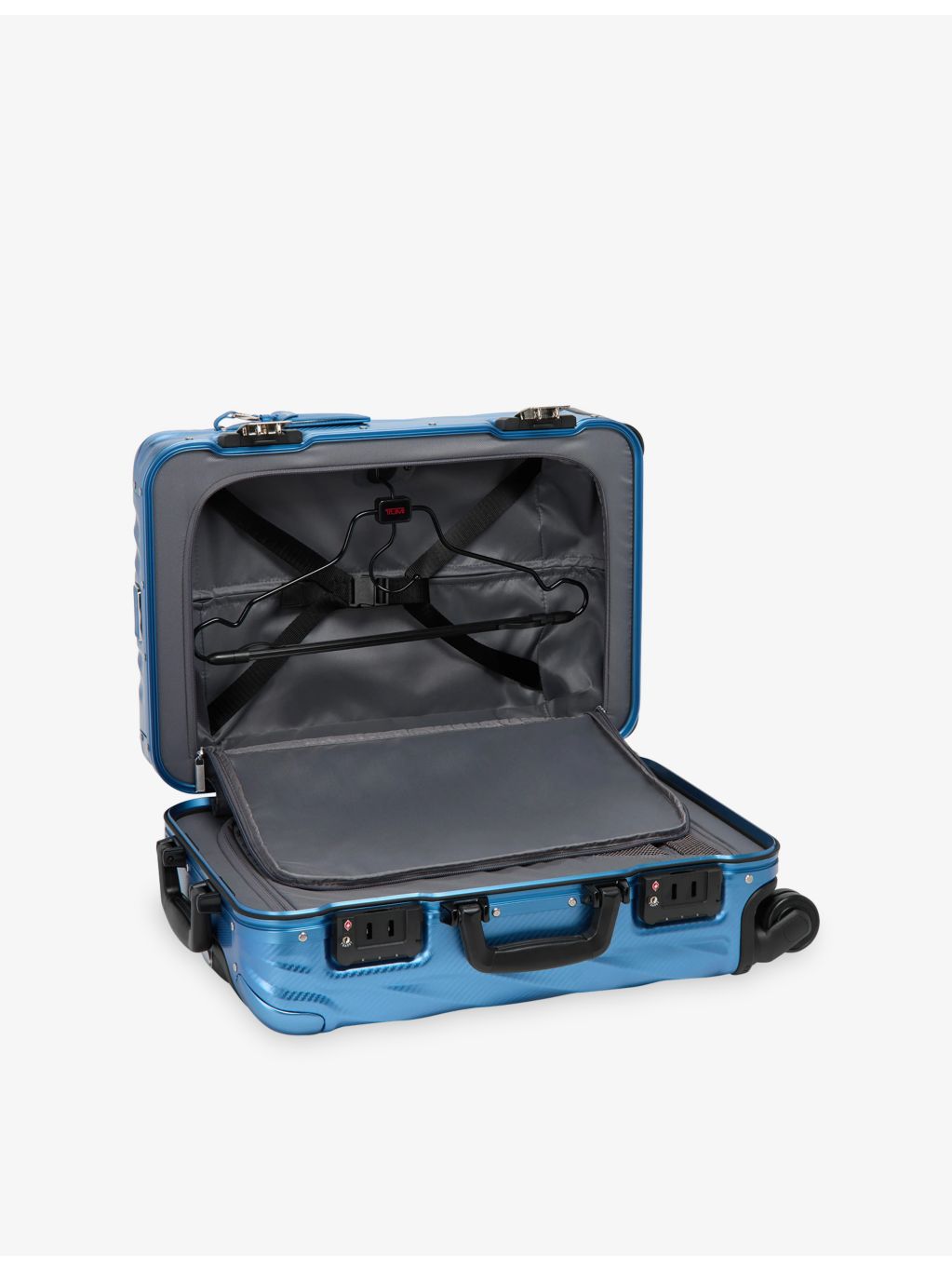 TUMI aluminium carry-on suitcase 56cm, imported from the UK