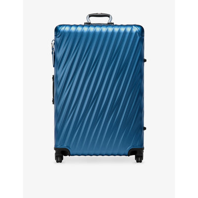 selfridges TUMI 19 Degree Extended Trip Checked Luggage Aluminium Suitcase 77.5cm- Buy online at McGrocer