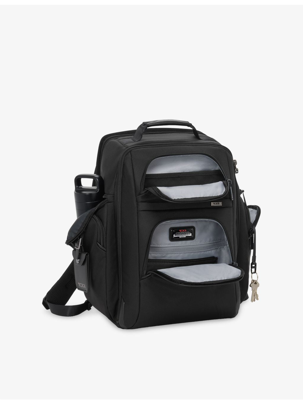 Tumi Alpha 4 nylon brief pack with multiple pockets (British brand)