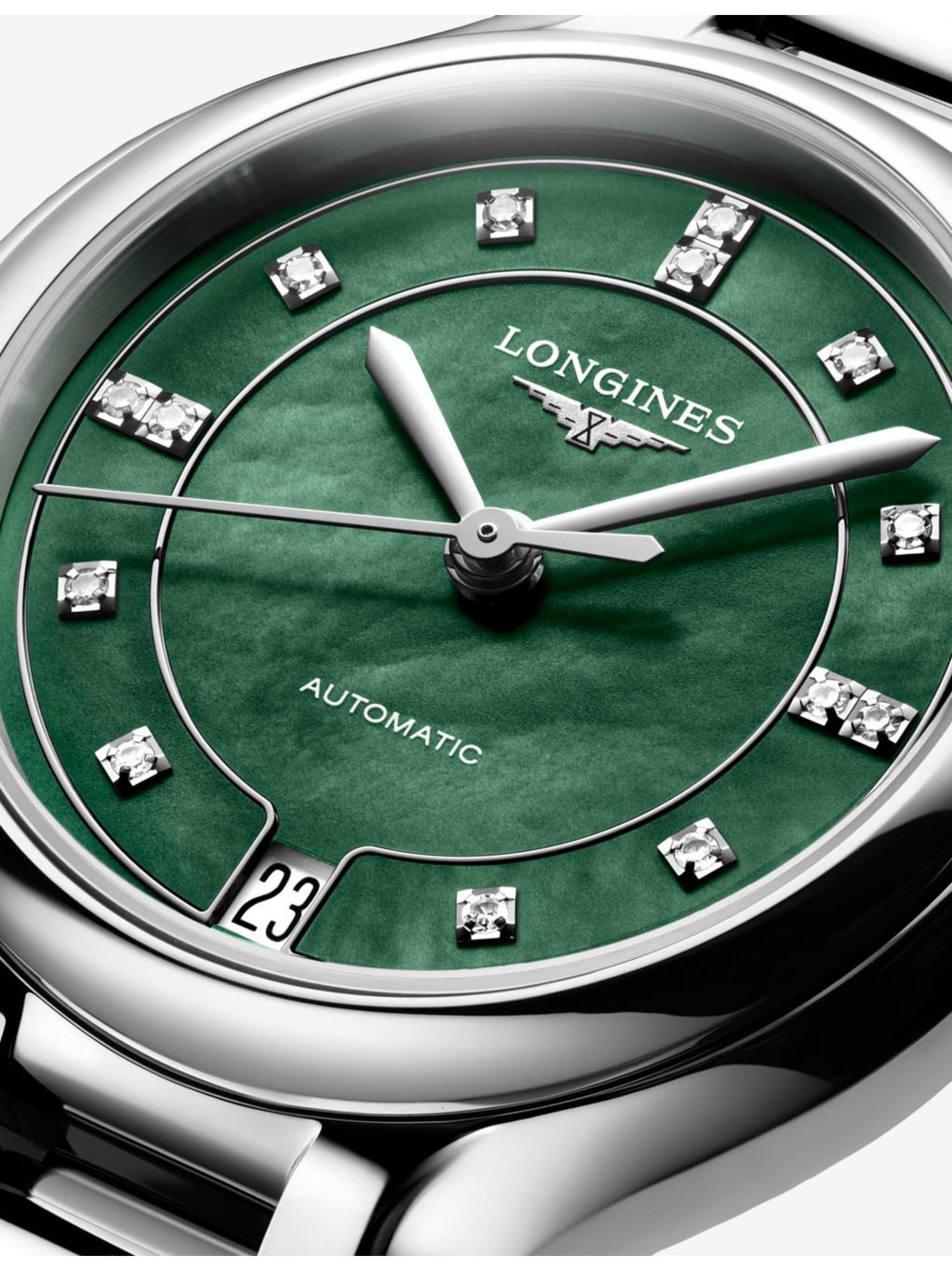 Longines PrimaLuna diamond automatic watch 34mm - British product