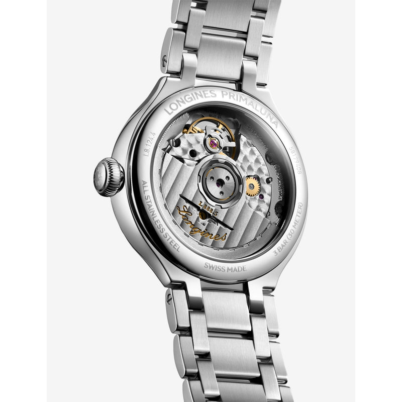 Longines PrimaLuna diamond automatic watch 34mm - British product