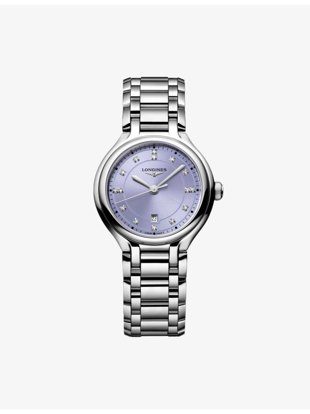 Longines PrimaLuna diamond quartz watch 30mm, UK version
