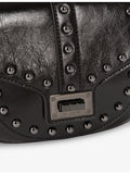 The Kooples Emily stud-embellished leather shoulder bag, UK version
