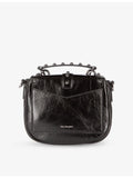 The Kooples Emily stud-embellished leather shoulder bag, UK version