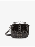 The Kooples Emily stud-embellished leather shoulder bag, UK version