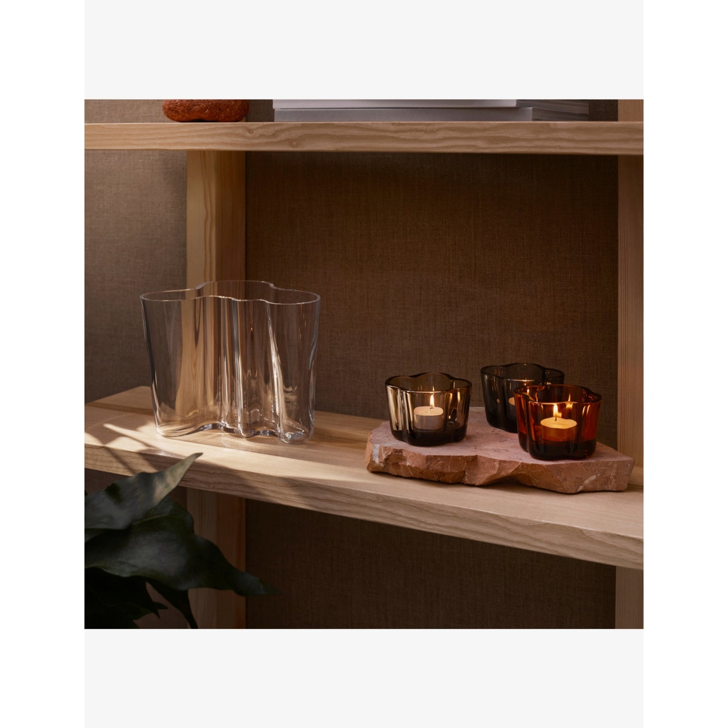 Iittala Aalto mouthblown glass vase 160mm (British brand)
