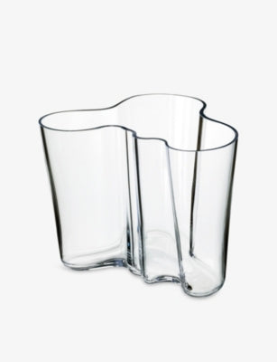 Iittala Aalto mouthblown glass vase 160mm (British brand)