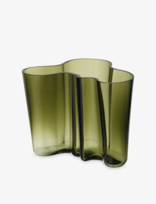 Iittala Aalto mouthblown glass vase 160mm (British brand)