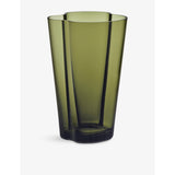 Aalto Glass Vase 220mm - MOSS GREEN