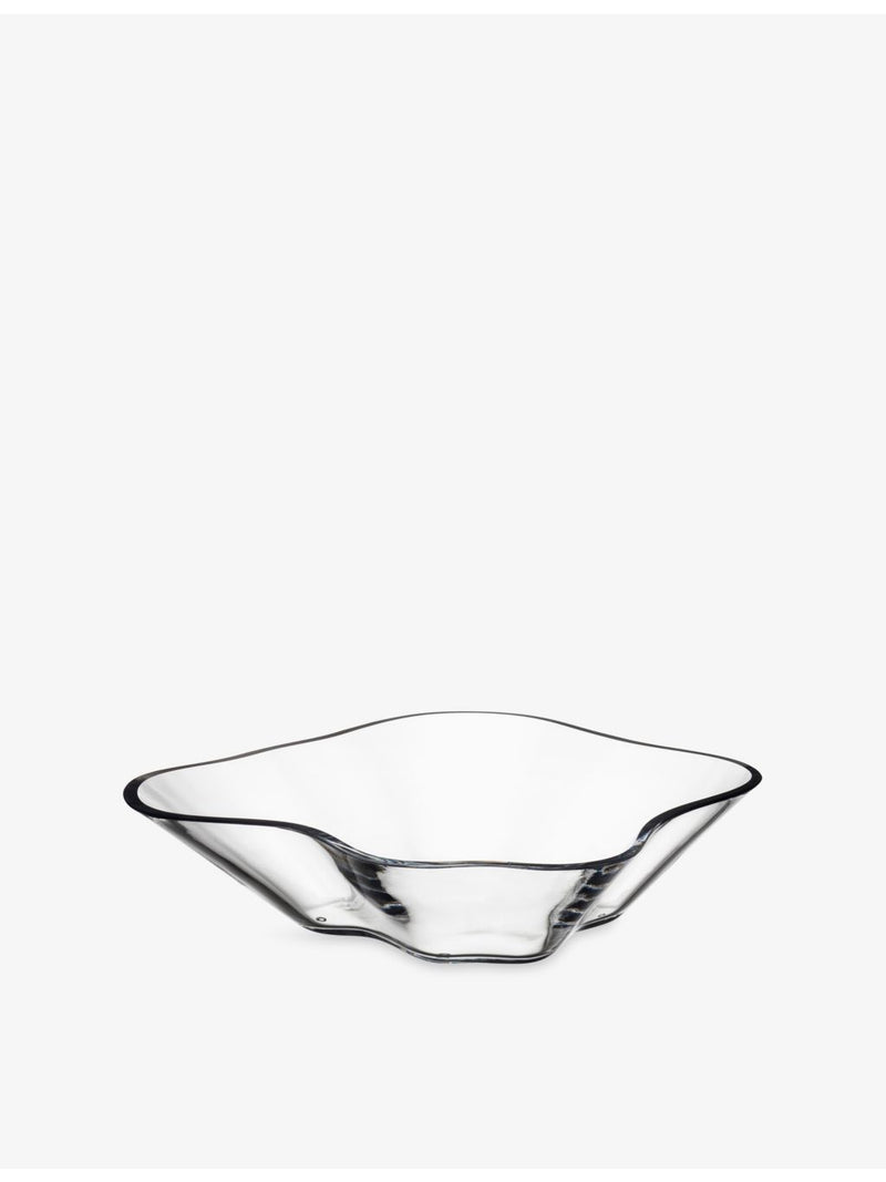 Iittala Aalto glass flower bowl 279x75mm (British brand)