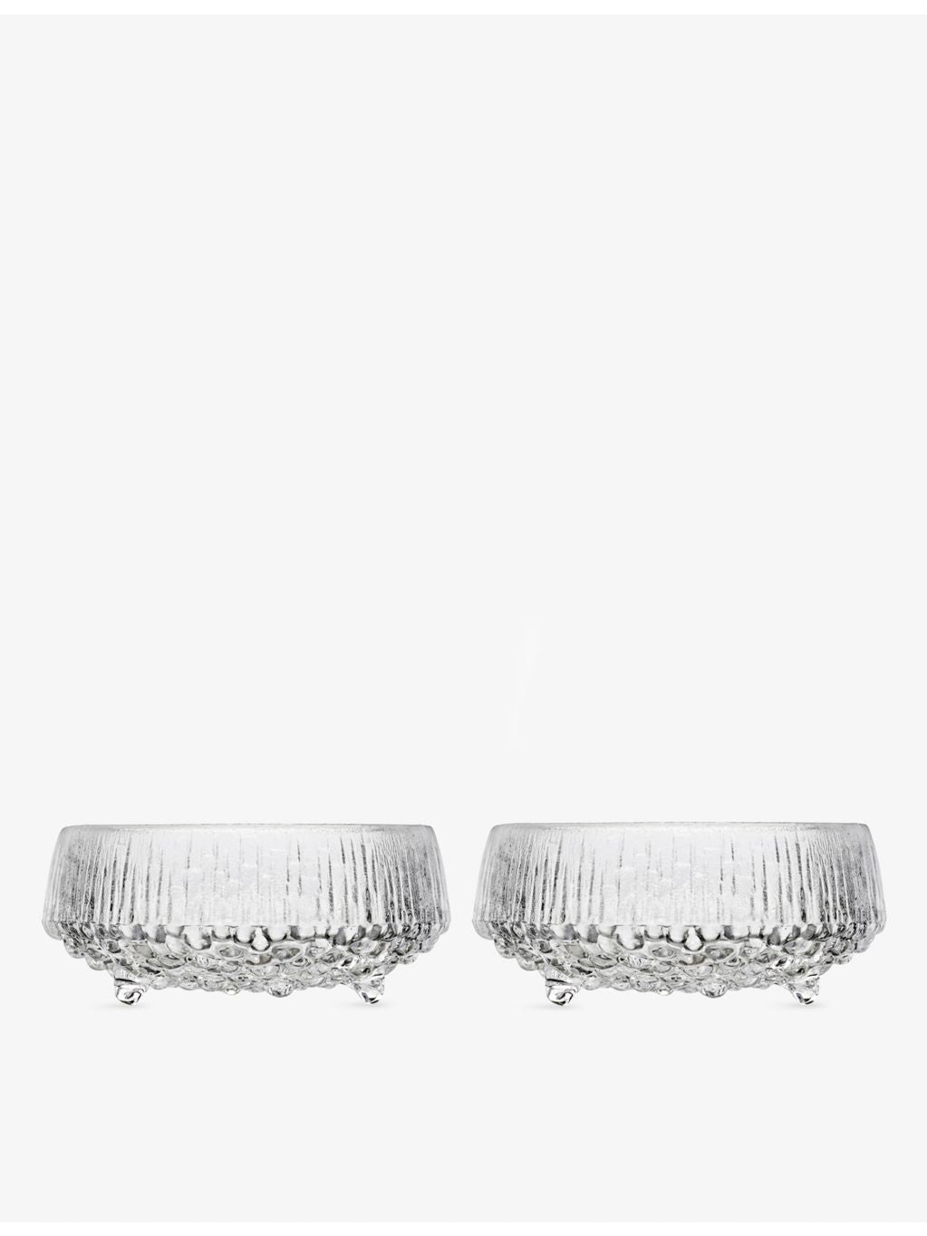 Ittala Ultima Thule glass bowl set of two (British brand)