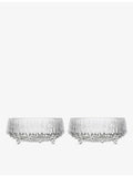 Ittala Ultima Thule glass bowl set of two (British brand)