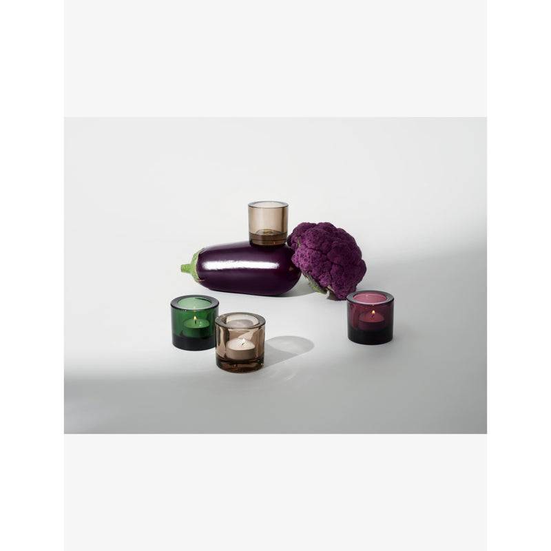 Ittala Kivi Votives tinted glass tealight candleholder 7cm (British brand)