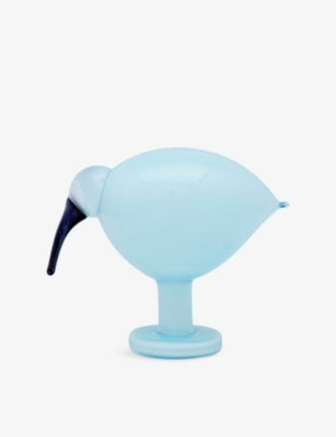 Birds by Toikka Bird Glass Ornament - SKY BLUE