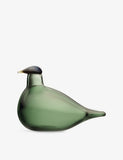 Birds by Toikka Chiffchaff Glass Ornament - GREEN