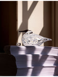 Iittala Snow Finch glass ornament, Birds by Toikka collection (British brand)