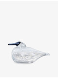 Iittala Snow Finch glass ornament, Birds by Toikka collection (British brand)
