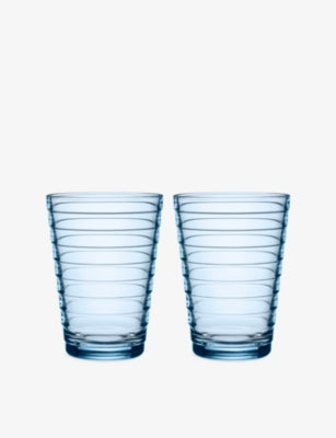 Iittala Aalto glass tumbler set of two 330ml - British product