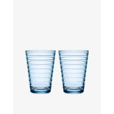 Aino Aalto Tumbler Glass Tumblers Set of Two 330ml - BLUE