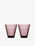 Iittala Kastehelmi glass tumblers set of two 300ml (British brand)