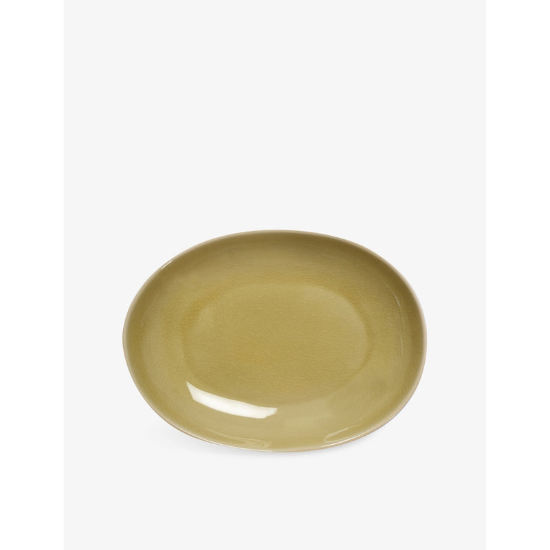 Jars Maguelone glazed stoneware dish 28cm - British product