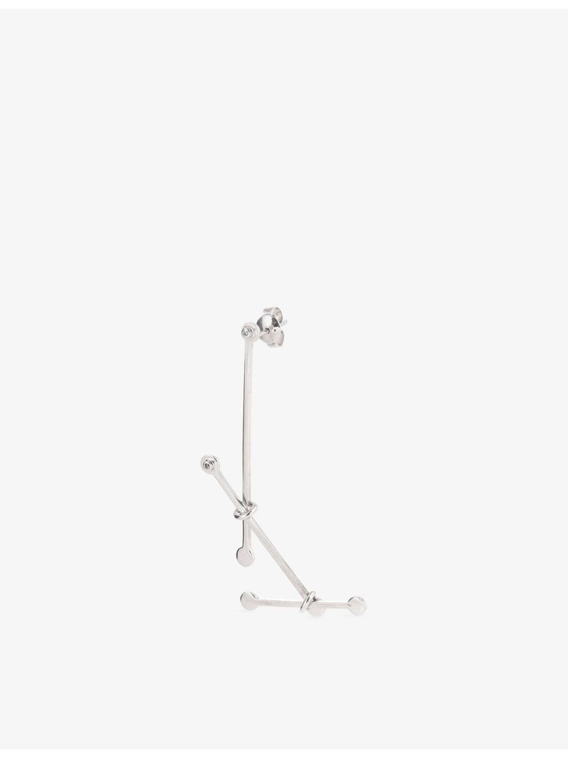 Myriam Soseilos Kizuna sterling silver earrings 7cm drop - British product