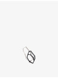 Myriam Soseilos Toki ring sterling silver size N white sapphires, UK version