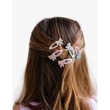 MIMI & LULA sparkle bow hair clips set of five, UK version
