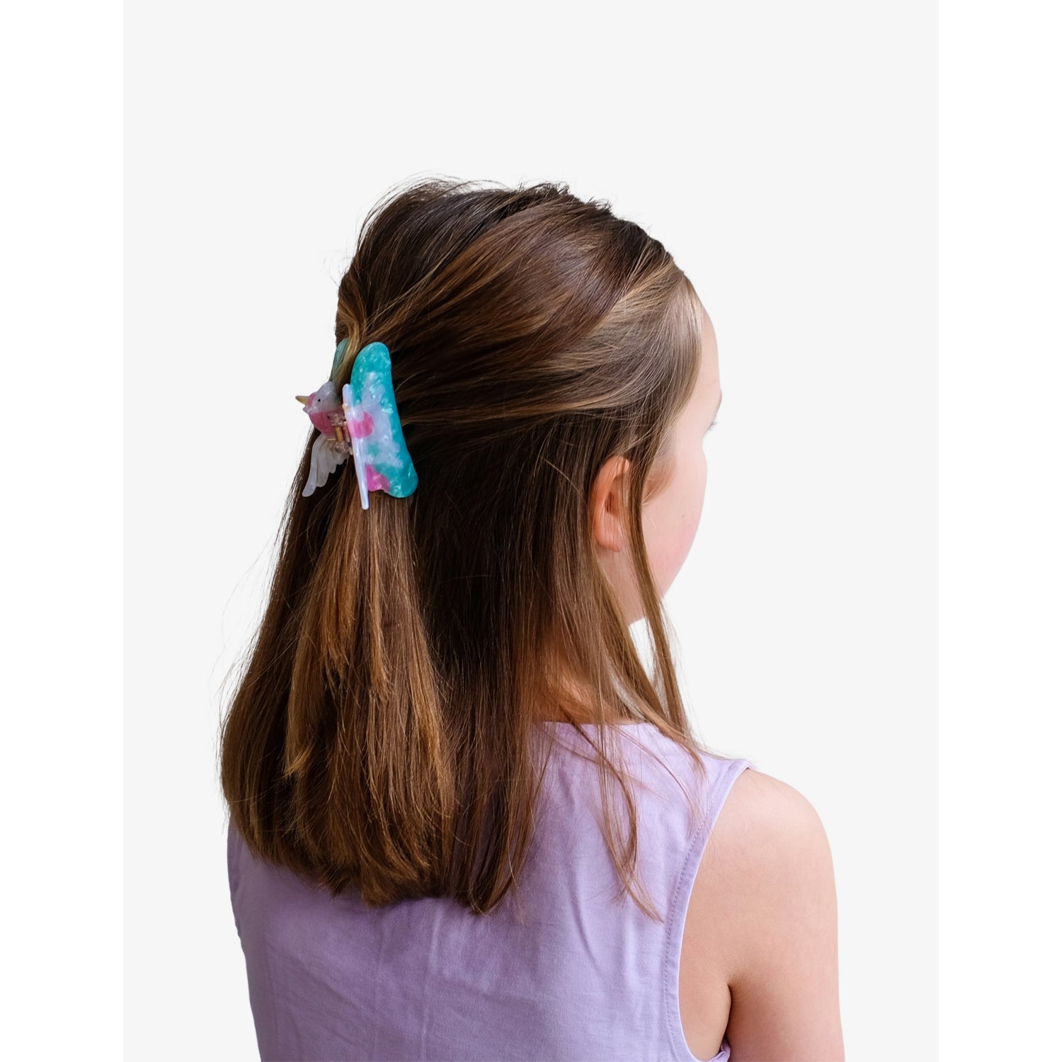 Mimi & Lula claw clip unicorn design 8cm, imported from the UK