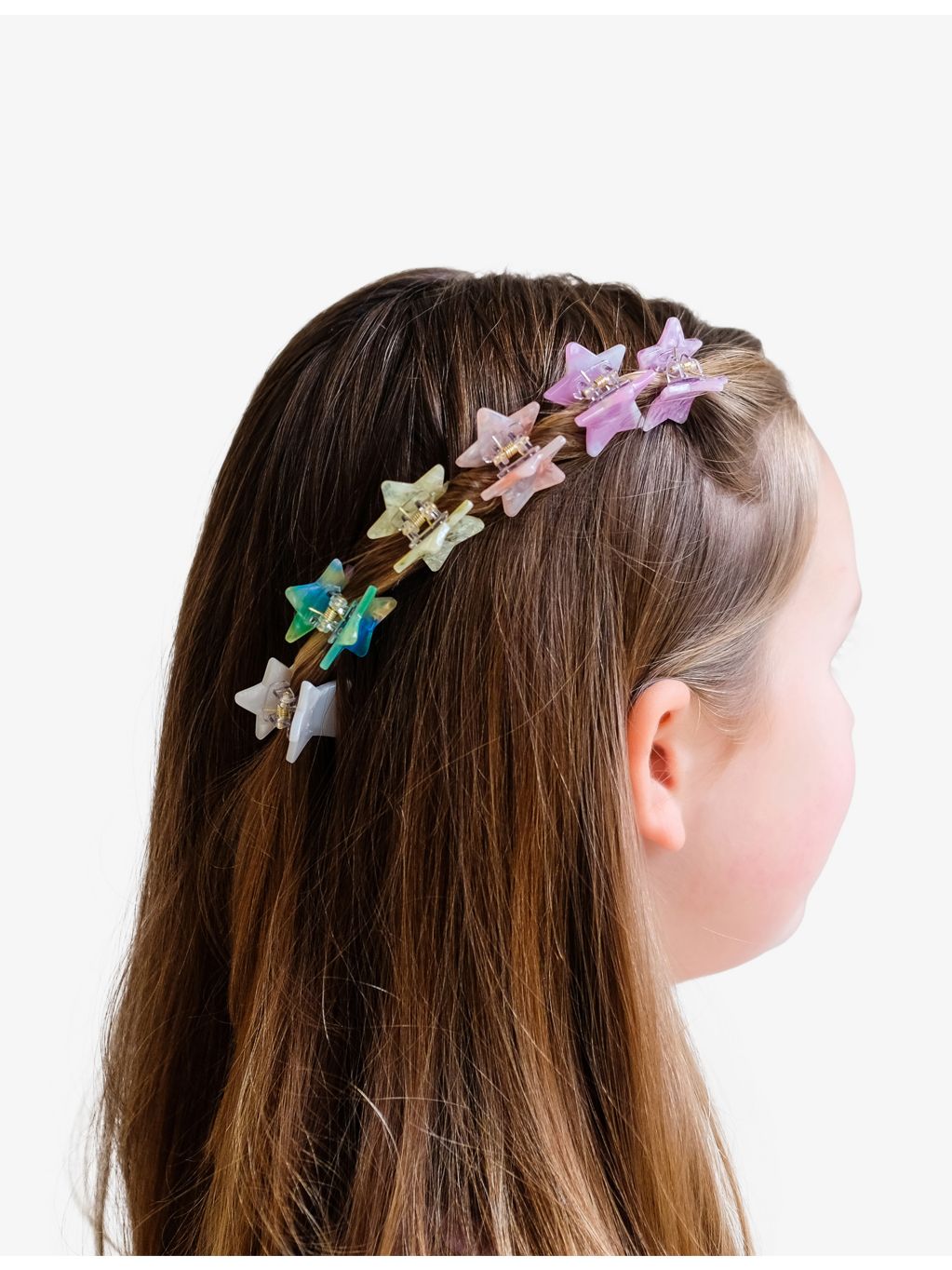 Mimi & Lula star claw clips set of six 2.5cm, UK version