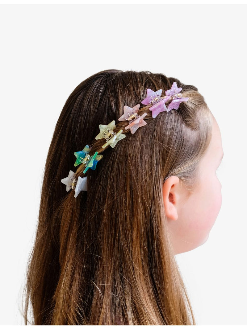 Mimi & Lula star claw clips set of six 2.5cm, UK version