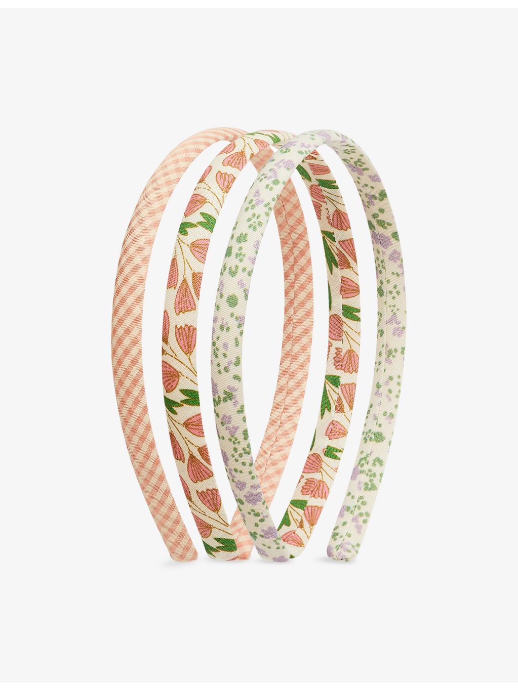 Mimi & Lula floral print fabric headbands set of three (British brand)