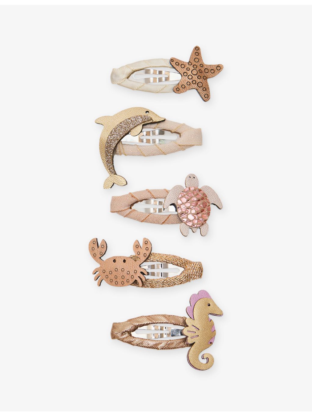 Mimi & Lula Ocean Life hair clips set of five (British brand)