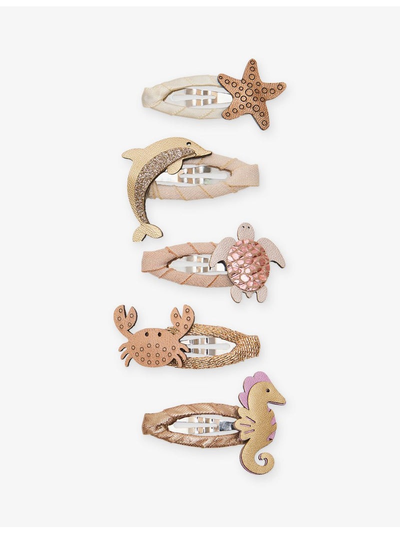 Mimi & Lula Ocean Life hair clips set of five (British brand)