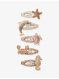 Mimi & Lula Ocean Life hair clips set of five (British brand)