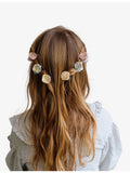 Mimi & Lula shell acetate hair clips set of six (British brand)