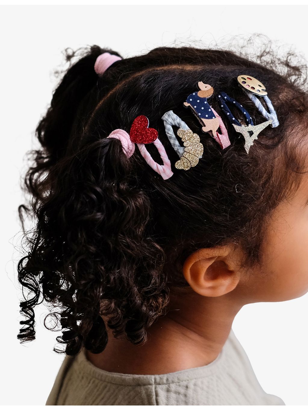 Mimi & Lula hair clips set of five, imported from the UK