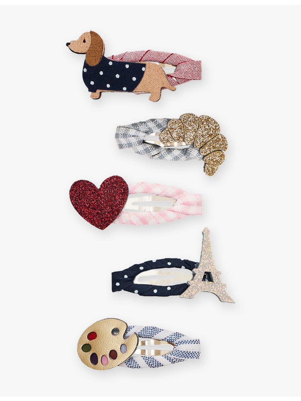 Mimi & Lula hair clips set of five, imported from the UK