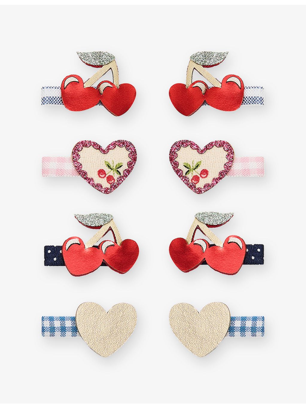 Mimi & Lula cherry and heart hair clips, imported from the UK