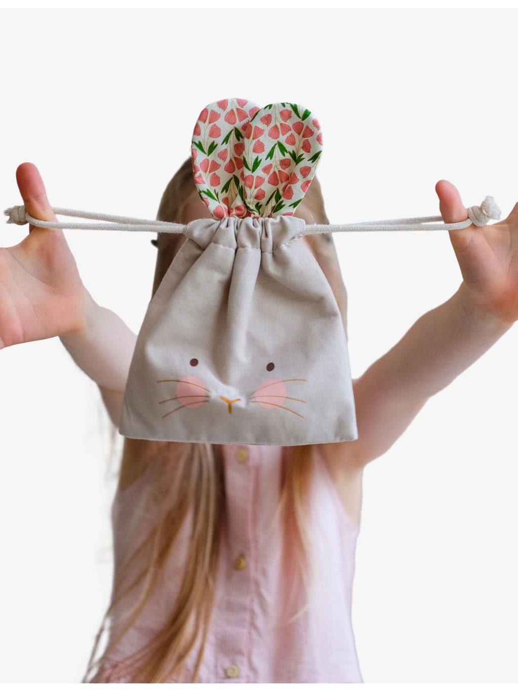 Mimi & Lula bunny pouch with hair clips and ties, UK version