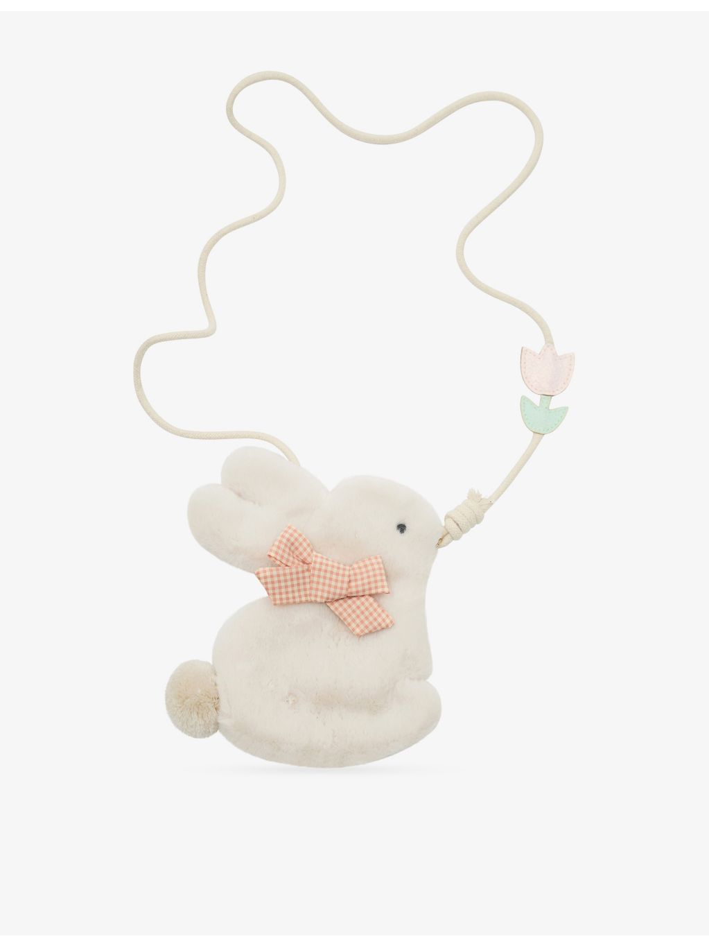 Mimi & Lula bunny faux-fur cross-body bag 19cm - British product