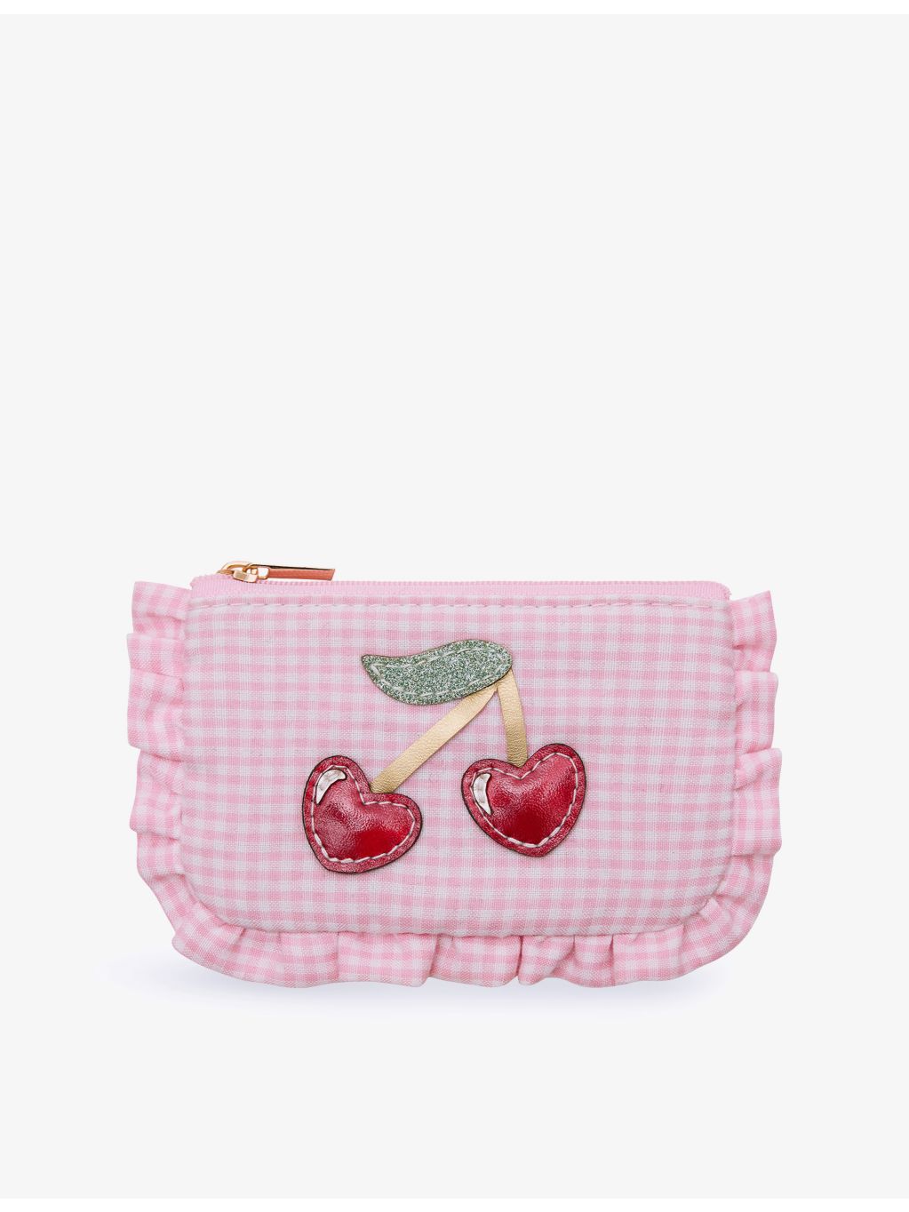 Mimi & Lula gingham cherry purse, imported from the UK
