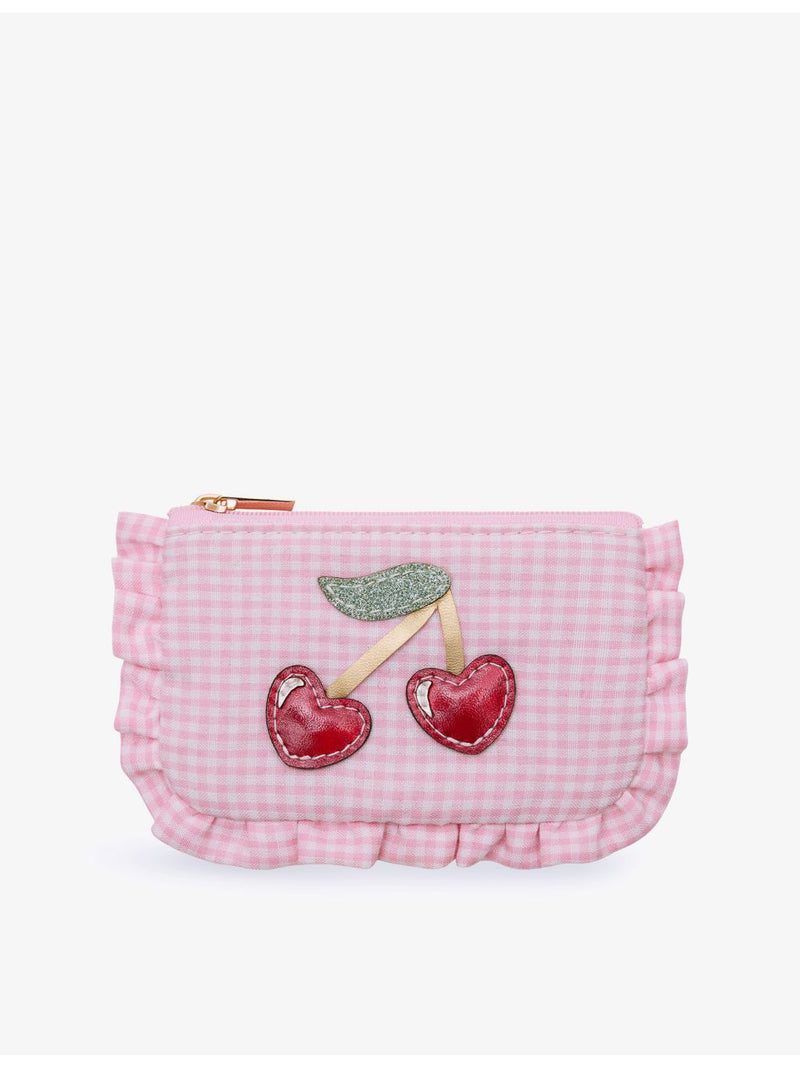 Mimi & Lula gingham cherry purse, imported from the UK