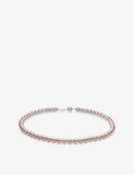 Yoko London 18ct gold pink freshwater pearl necklace, imported from the UK
