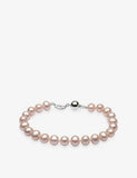 Yoko London 18ct gold freshwater pink pearl bracelet, imported from the UK